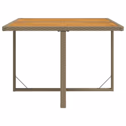 VidaXL 316791 table de jardin Noir, Beige - Vue supplémentaire 5