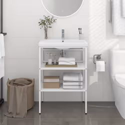 VidaXL 338485 miroir de salle de bain et armoire de rangement pour évier