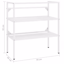 VidaXL 338486 miroir de salle de bain et armoire de rangement pour évier - Vue supplémentaire 5