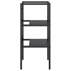 VidaXL 338487 miroir de salle de bain et armoire de rangement pour évier - Vue supplémentaire 4
