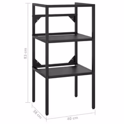VidaXL 338487 miroir de salle de bain et armoire de rangement pour évier - Vue supplémentaire 7