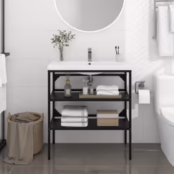 VidaXL 338489 miroir de salle de bain et armoire de rangement pour évier