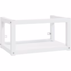 Avec ce cadre de lavabo mural pour salle de bain, vous pouvez créer un espace de rangement supplémentaire pour votre salle de ...