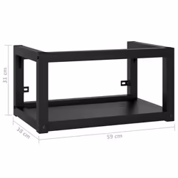 VidaXL 338494 miroir de salle de bain et armoire de rangement pour évier - Vue supplémentaire 7