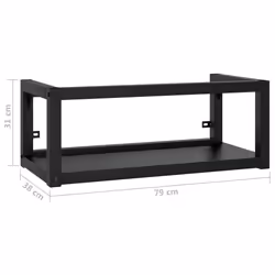 VidaXL 338495 miroir de salle de bain et armoire de rangement pour évier - Vue supplémentaire 7