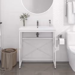 VidaXL 338498 miroir de salle de bain et armoire de rangement pour évier