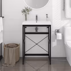 VidaXL 338500 miroir de salle de bain et armoire de rangement pour évier