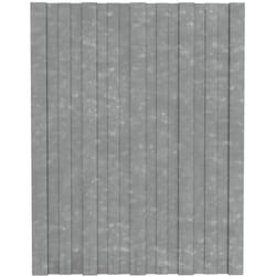Vidaxl - Panneaux de toiture 36 pcs Acier galvanisé Argenté 60x45 cm