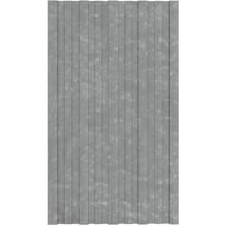 Panneaux de toiture 36 pcs Acier galvanisé Argenté 80x45 cm vidaXL