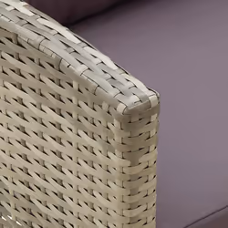 VidaXL 316872 chaise d'extérieur Terrace Siège rembourré Polyuréthane, Acier Gris - Vue supplémentaire 7