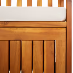 VidaXL 316737 banc de jardin Bois d'acacia, Tissu, Polyester - Vue supplémentaire 7