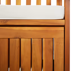 VidaXL 316738 banc de jardin Bois d'acacia, Tissu, Polyester - Vue supplémentaire 6