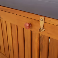 VidaXL 316741 banc de jardin Bois d'acacia, Tissu, Polyester - Vue supplémentaire 7