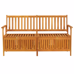 VidaXL 316743 banc de jardin Bois d'acacia, Tissu, Polyester