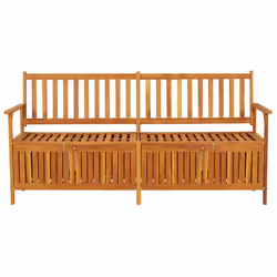 VidaXL 316744 banc de jardin Bois d'acacia, Tissu, Polyester