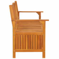 VidaXL 316744 banc de jardin Bois d'acacia, Tissu, Polyester - Vue supplémentaire 4