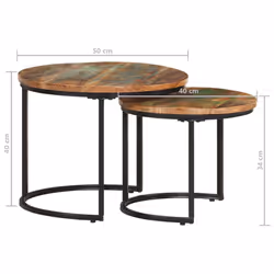 VidaXL 338000 Table à café, latérale et de salon - Vue supplémentaire 8