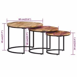 VidaXL 338002 Table à café, latérale et de salon - Vue supplémentaire 8