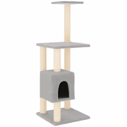 Cet arbre à chat est le refuge idéal pour que vos chats puissent se gratter, grimper, se percher, se cacher et se reposer. Il ...