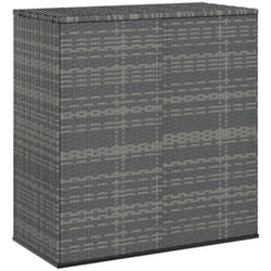 Vidaxl - Boîte à coussins de jardin Résine tressée 100x49x103,5 cm Gris
