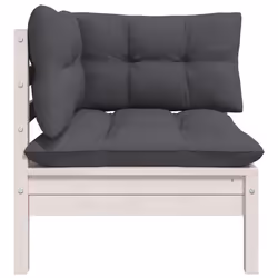 VidaXL 806629 banc de jardin Bois, Tissu, Polyester