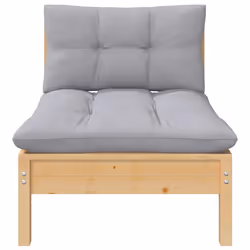 VidaXL 806633 banc de jardin Bois, Tissu, Polyester