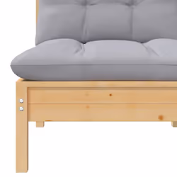 VidaXL 806633 banc de jardin Bois, Tissu, Polyester - Vue supplémentaire 4