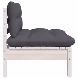 VidaXL 806635 banc de jardin Bois, Tissu, Polyester