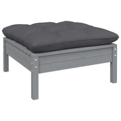 VidaXL 806642 banc de jardin Bois, Tissu, Polyester