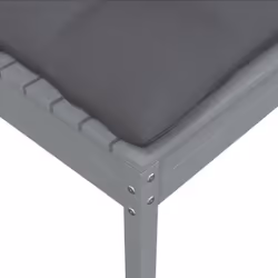 VidaXL 806642 banc de jardin Bois, Tissu, Polyester