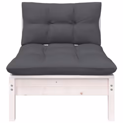 VidaXL 806653 banc de jardin Bois, Tissu, Polyester