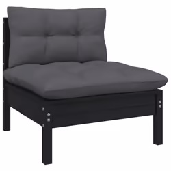 VidaXL 806656 banc de jardin Bois, Tissu, Polyester