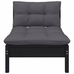 VidaXL 806656 banc de jardin Bois, Tissu, Polyester