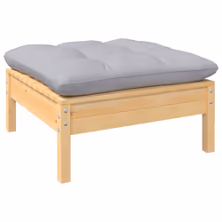 VidaXL 806657 banc de jardin Bois, Tissu, Polyester