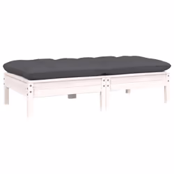 VidaXL 806659 banc de jardin Bois, Tissu, Polyester