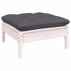 VidaXL 806659 banc de jardin Bois, Tissu, Polyester