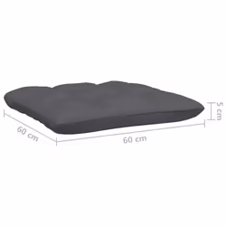 VidaXL 806659 banc de jardin Bois, Tissu, Polyester - Vue supplémentaire 8