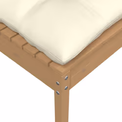 VidaXL 806661 banc de jardin Bois, Tissu, Polyester - Vue supplémentaire 4