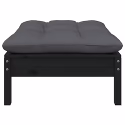 VidaXL 806662 banc de jardin Bois, Tissu, Polyester