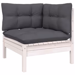 VidaXL 806665 banc de jardin Bois, Tissu, Polyester