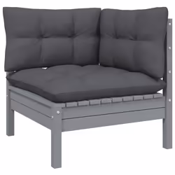 VidaXL 806672 banc de jardin Bois, Tissu, Polyester