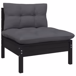 VidaXL 806674 banc de jardin Bois, Tissu, Polyester - Vue supplémentaire 4