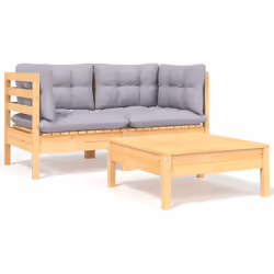 VidaXL 806675, Bois, Tissu, Polyester, Adultes et enfants, 5 cm, 60 cm, 60 cm