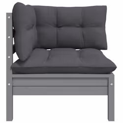 VidaXL 806678 banc de jardin Bois, Tissu, Polyester - Vue supplémentaire 4