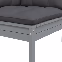 VidaXL 806678 banc de jardin Bois, Tissu, Polyester - Vue supplémentaire 6