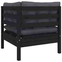 VidaXL 806680 banc de jardin Bois, Tissu, Polyester - Vue supplémentaire 5