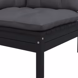 VidaXL 806680 banc de jardin Bois, Tissu, Polyester - Vue supplémentaire 6
