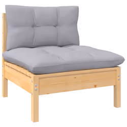 VidaXL 806681 banc de jardin Bois, Tissu, Polyester