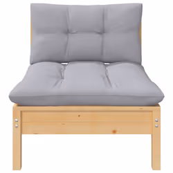 VidaXL 806681 banc de jardin Bois, Tissu, Polyester - Vue supplémentaire 4