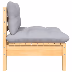 VidaXL 806681 banc de jardin Bois, Tissu, Polyester - Vue supplémentaire 5